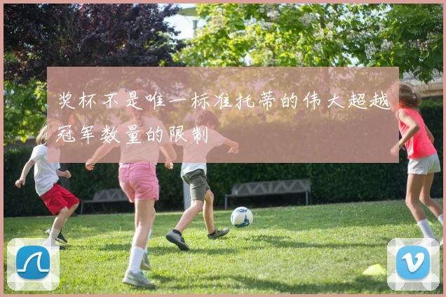 奖杯不是唯一标准托蒂的伟大超越冠军数量的限制